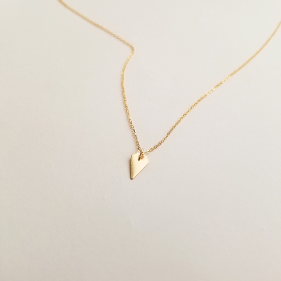 Dainty Delicate Minimal Gold Filled Necklace - Picture 3 of 4
